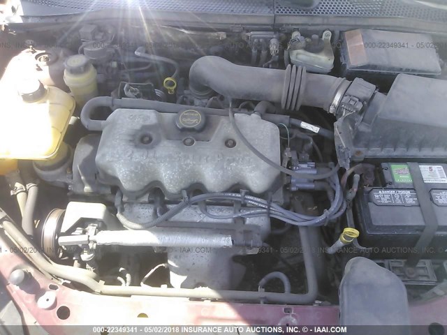 1FAFP33P53W125860 - 2003 FORD FOCUS LX RED photo 10