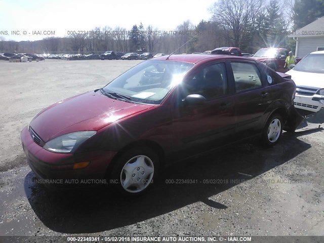 1FAFP33P53W125860 - 2003 FORD FOCUS LX RED photo 2