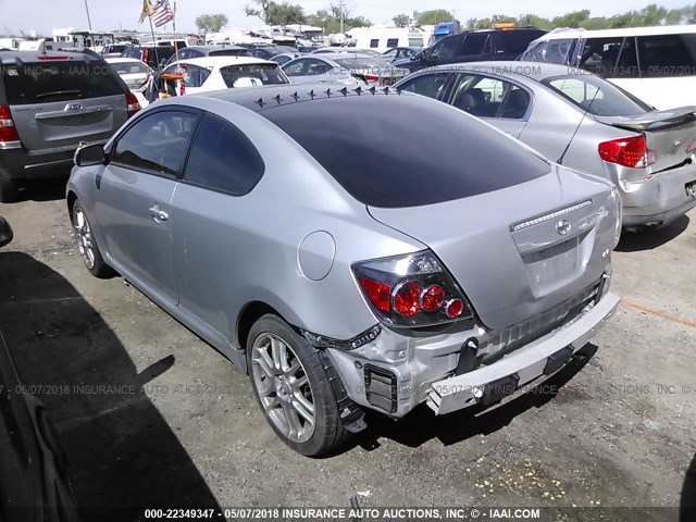 JTKDE167880227728 - 2008 TOYOTA SCION TC 银色 照片 3
