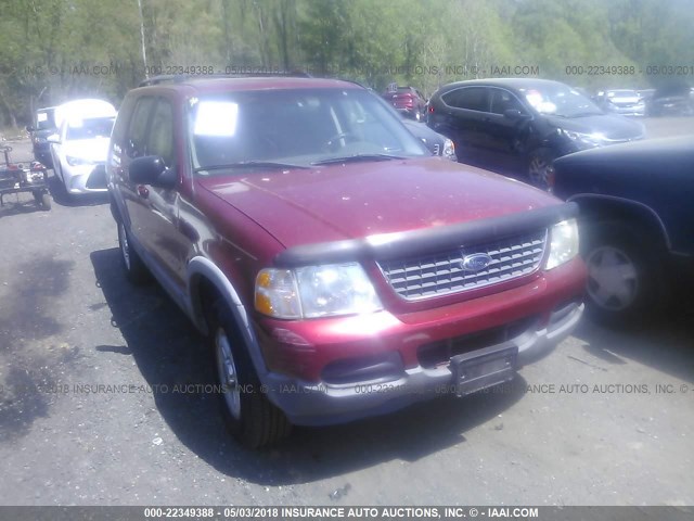 1FMDU73WX2UB34973 - 2002 FORD EXPLORER XLT RED photo 1