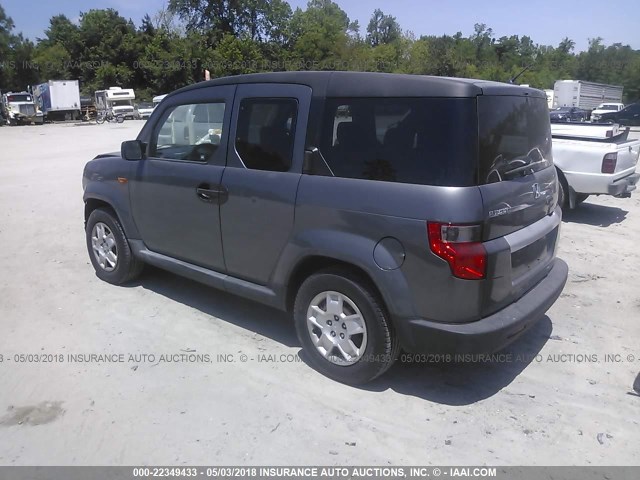 5J6YH18359L003532 - 2009 HONDA ELEMENT LX GRAY photo 3