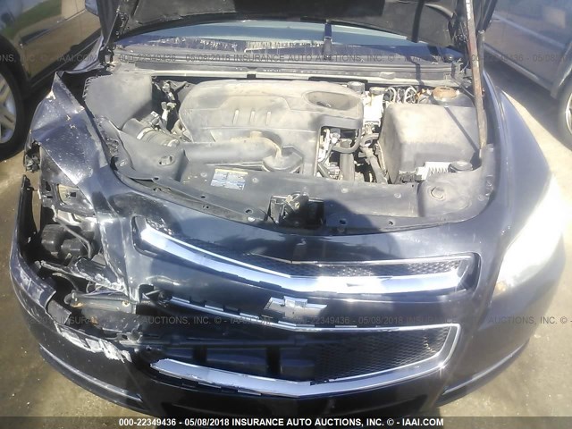 1G1ZH57B58F194689 - 2008 CHEVROLET MALIBU 1LT 黑色 照片 10