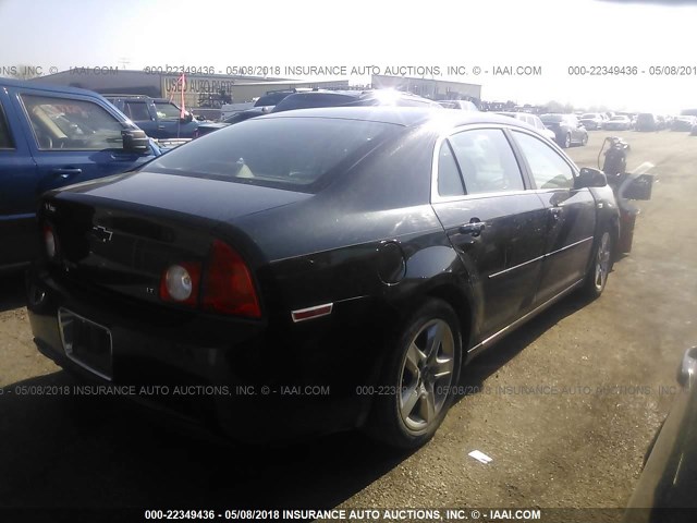 1G1ZH57B58F194689 - 2008 CHEVROLET MALIBU 1LT 黑色 照片 4