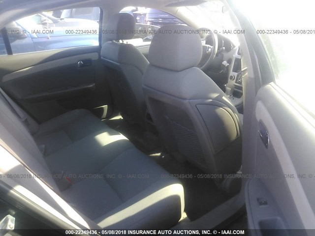 1G1ZH57B58F194689 - 2008 CHEVROLET MALIBU 1LT 黑色 照片 8