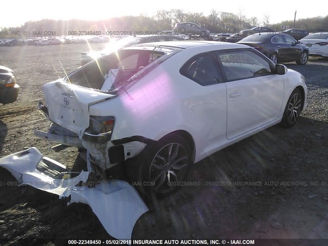 JTKJF5C72E3075404 - 2014 TOYOTA SCION TC 白色 照片 4