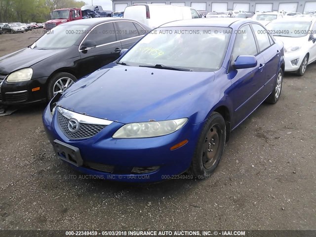 1YVHP80C355M16040 - 2005 MAZDA 6 I BLUE photo 2