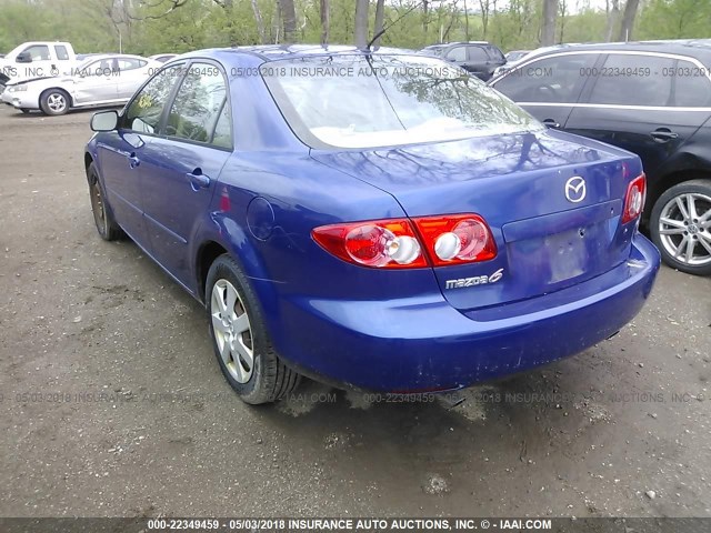 1YVHP80C355M16040 - 2005 MAZDA 6 I Niebieski zdjęcie 3