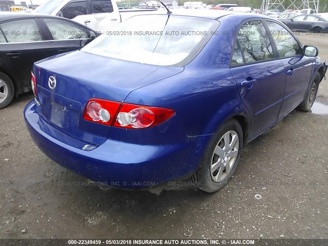 1YVHP80C355M16040 - 2005 MAZDA 6 I Niebieski zdjęcie 4