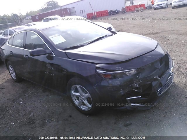 1G1ZB5ST6GF294347 - 2016 CHEVROLET MALIBU LS 黑色 照片 1