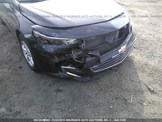 1G1ZB5ST6GF294347 - 2016 CHEVROLET MALIBU LS 黑色 照片 6