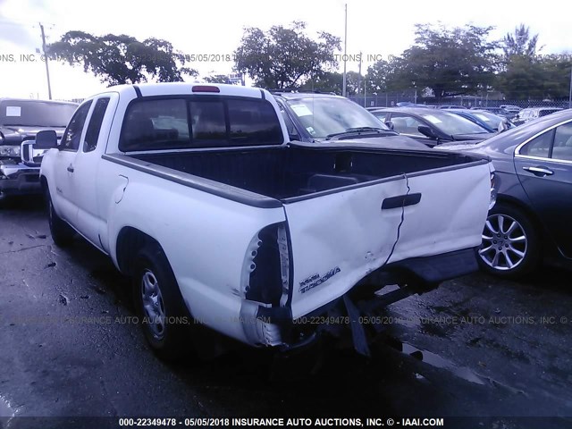 5TETX22NX9Z651985 - 2009 TOYOTA TACOMA ACCESS CAB Weiß Foto 3