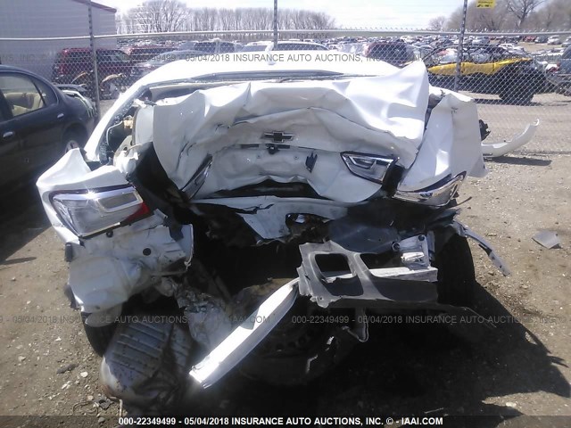 1G1ZD5ST3JF129552 - 2018 CHEVROLET MALIBU LT WHITE photo 6