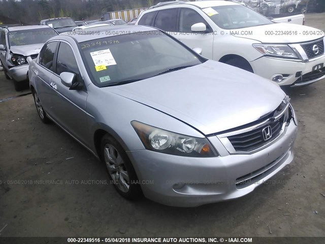 5KBCP36829B501642 - 2009 HONDA ACCORD EXL SILVER photo 1