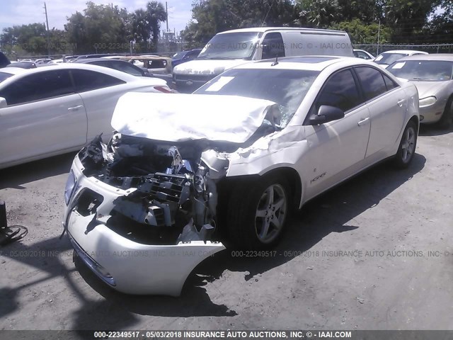 1G2ZG57NX84221079 - 2008 PONTIAC G6 SE WHITE photo 2