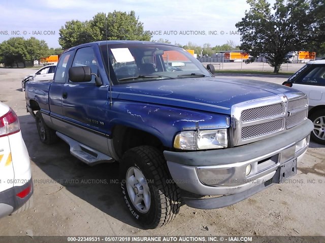 3B7HF13Y7TG171997 - 1996 DODGE RAM 1500 BLUE photo 1