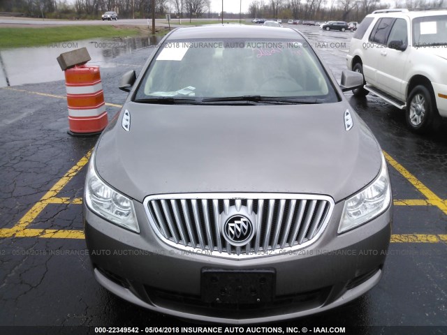 1G4GA5EC1AF262177 - 2010 BUICK LACROSSE CX BROWN photo 6