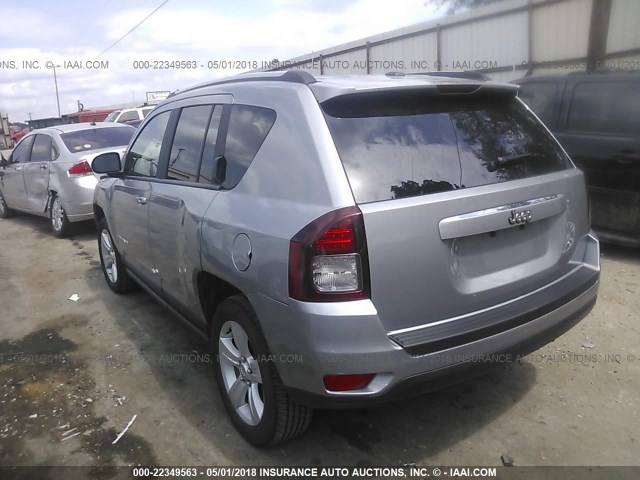 1C4NJCBA1HD147832 - 2017 JEEP COMPASS SPORT GRAY photo 3