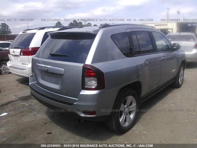 1C4NJCBA1HD147832 - 2017 JEEP COMPASS SPORT GRAY photo 4