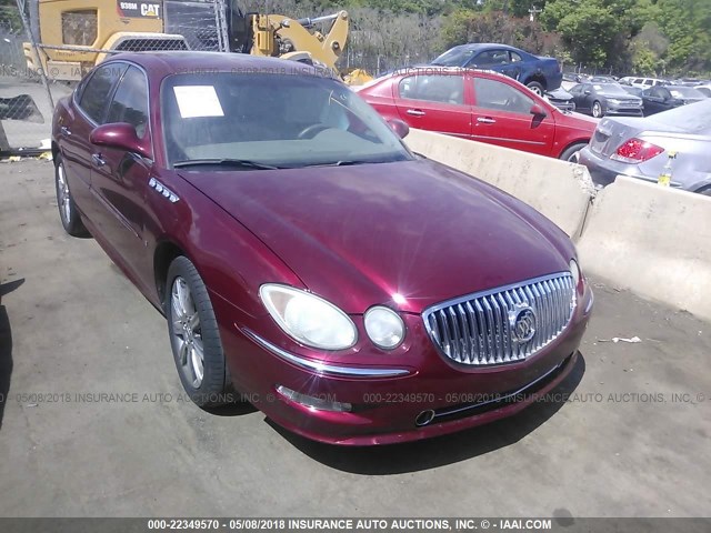 2G4WN58C081184567 - 2008 BUICK LACROSSE SUPER SERIES RED photo 1