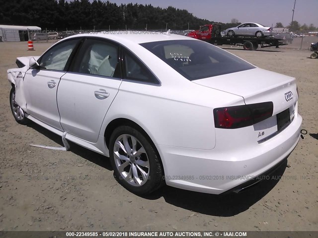 WAUG3AFC9JN001937 - 2018 AUDI A6 PREMIUM PLUS WHITE photo 3