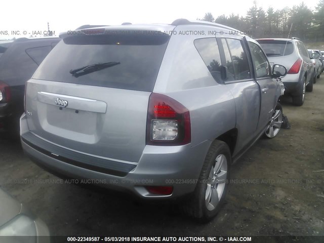 1C4NJDBB2GD638407 - 2016 JEEP COMPASS SPORT GRAY photo 4