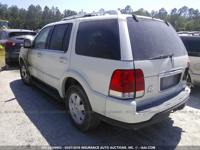 5LMEU68H24ZJ12414 - 2004 LINCOLN AVIATOR 白色 照片 3