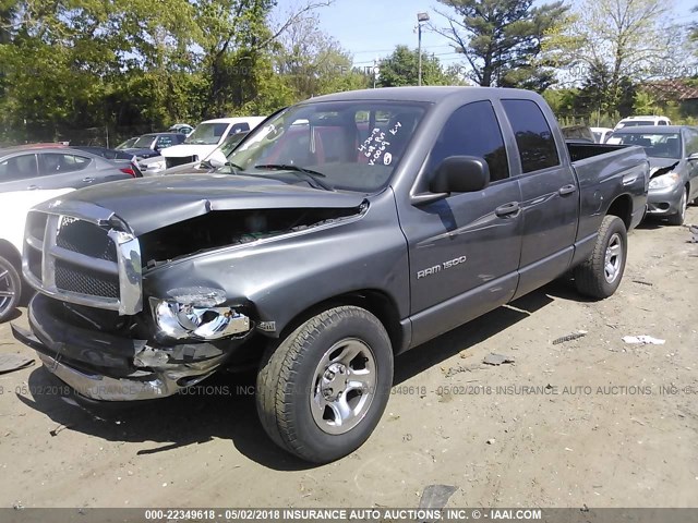 1D7HA18D73S320069 - 2003 DODGE RAM 1500 ST/SLT GRAY photo 2