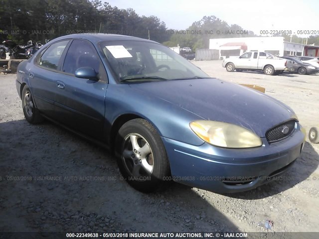 1FAFP55U24A144587 - 2004 FORD TAURUS SES BLUE photo 1