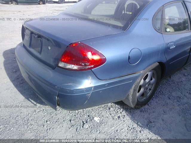 1FAFP55U24A144587 - 2004 FORD TAURUS SES BLUE photo 6