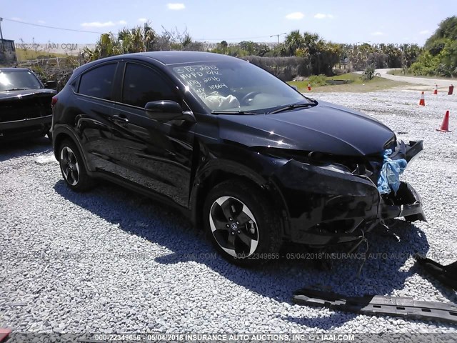 3CZRU5H58JM707915 - 2018 HONDA HR-V EX BLACK photo 1