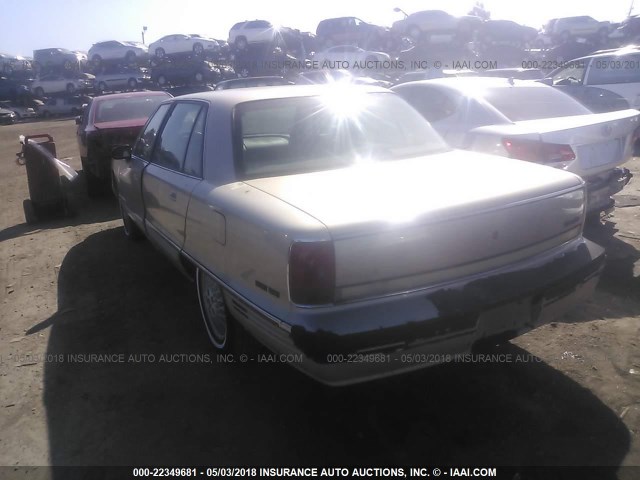 1G3CX53L5P4304570 - 1993 OLDSMOBILE 98 REGENCY GOLD photo 3