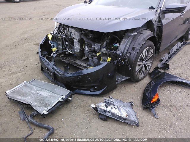 19XFC1F70GE028281 - 2016 HONDA CIVIC EXL BLUE photo 6