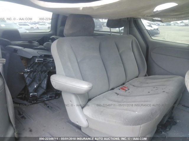 1B4GP24382B732083 - 2002 DODGE GRAND CARAVAN SE BLUE photo 8