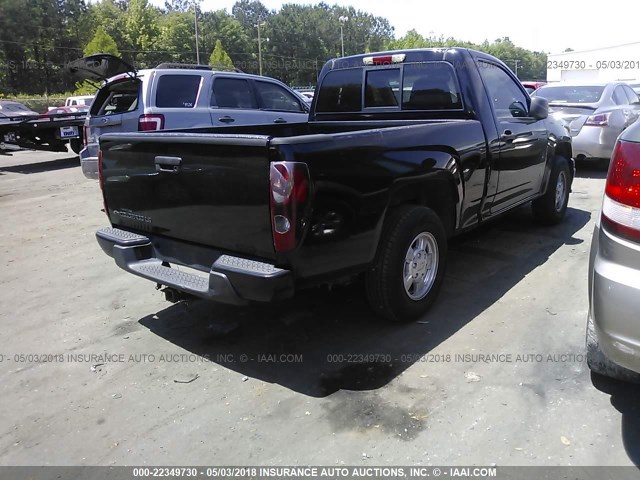 1GCCS149178251403 - 2007 CHEVROLET COLORADO BLACK photo 4