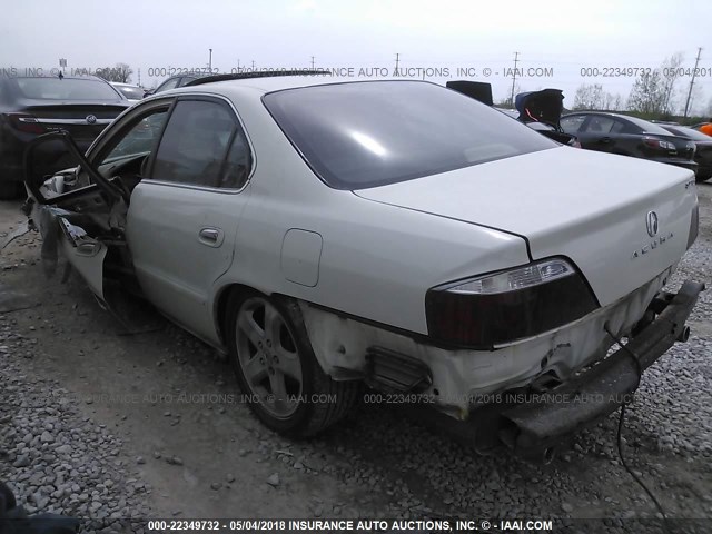 19UUA56853A042883 - 2003 ACURA 3.2TL TYPE-S WHITE photo 3