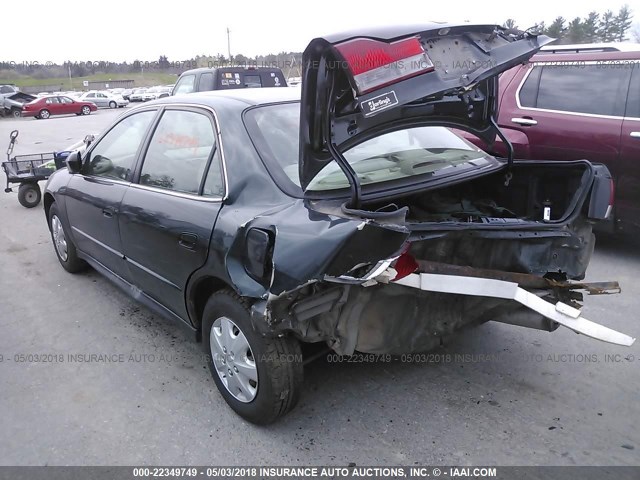 1HGCF86651A113817 - 2001 HONDA ACCORD VALUE GREEN photo 3