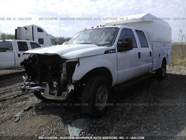 1FD8W3F62CEB77618 - 2012 FORD F350 SUPER DUTY WHITE photo 2