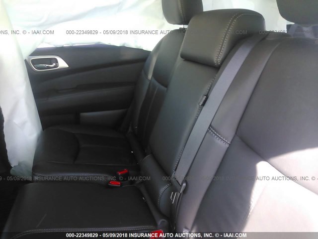 5N1AR2MM7FC708672 - 2015 NISSAN PATHFINDER S/SV/SL/PLATINUM 白色 照片 8