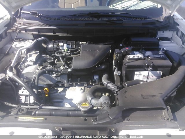 JN8AS58VX9W442634 - 2009 NISSAN ROGUE S/SL WHITE photo 10