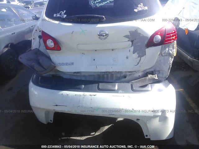 JN8AS58VX9W442634 - 2009 NISSAN ROGUE S/SL WHITE photo 6