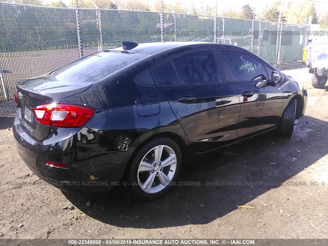 1G1BC5SM4H7271233 - 2017 CHEVROLET CRUZE LS BLACK photo 4