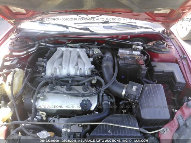 4B3AG52H21E008833 - 2001 DODGE STRATUS R/T RED photo 10