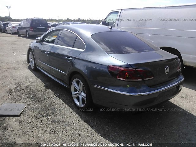 WVWBN7AN2DE545414 - 2013 VOLKSWAGEN CC SPORT GRAY photo 3