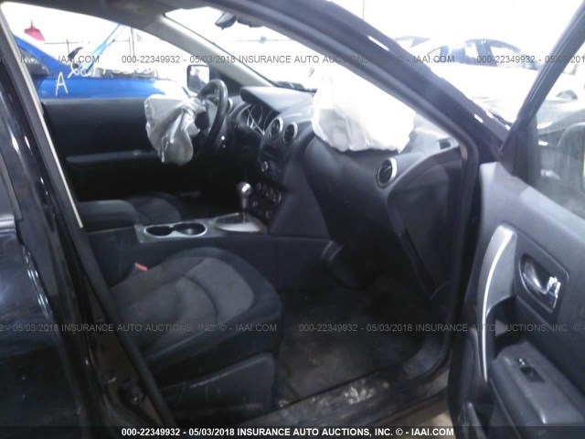 JN8AS58V58W406784 - 2008 NISSAN ROGUE S/SL BLACK photo 5