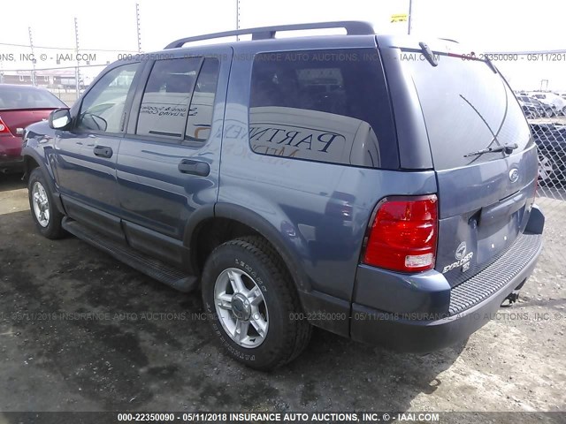 1FMZU73K33ZA10650 - 2003 FORD EXPLORER XLT/XLT SPORT/NBX BLUE photo 3