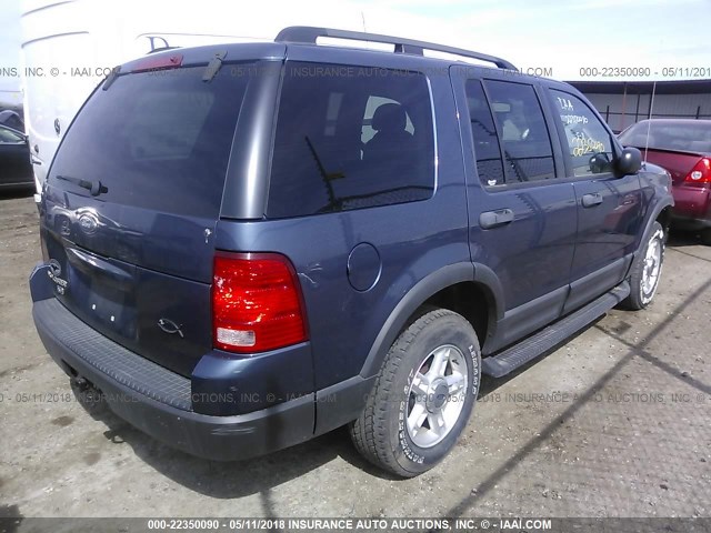 1FMZU73K33ZA10650 - 2003 FORD EXPLORER XLT/XLT SPORT/NBX BLUE photo 4