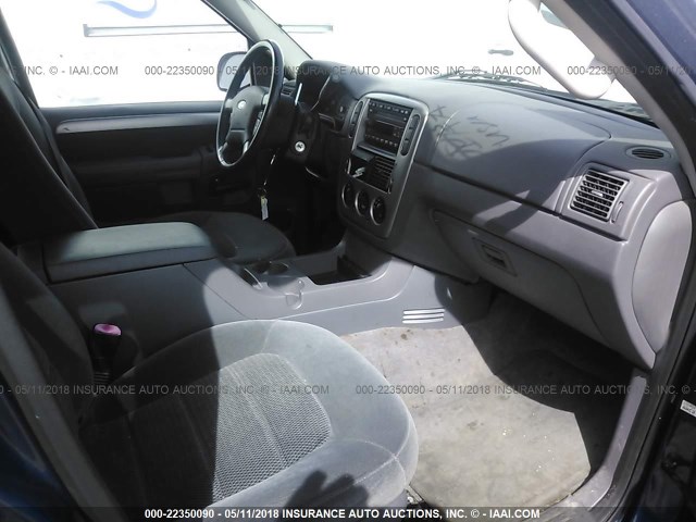 1FMZU73K33ZA10650 - 2003 FORD EXPLORER XLT/XLT SPORT/NBX BLUE photo 5