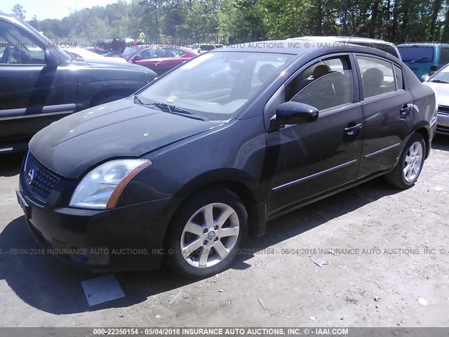 3N1AB61E17L671107 - 2007 NISSAN SENTRA 2.0/2.0S/2.0SL BLACK photo 2