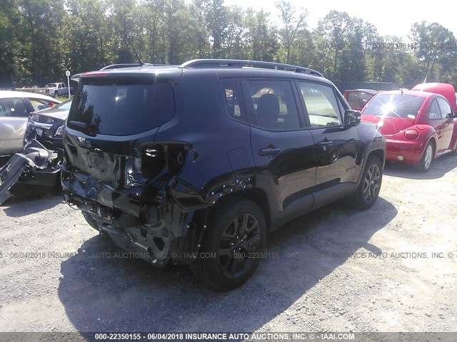 ZACCJABB0HPG60978 - 2017 JEEP RENEGADE LATITUDE BLACK photo 4