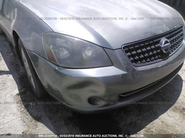 1N4AL11E06C214964 - 2006 NISSAN ALTIMA S/SL GRAY photo 6